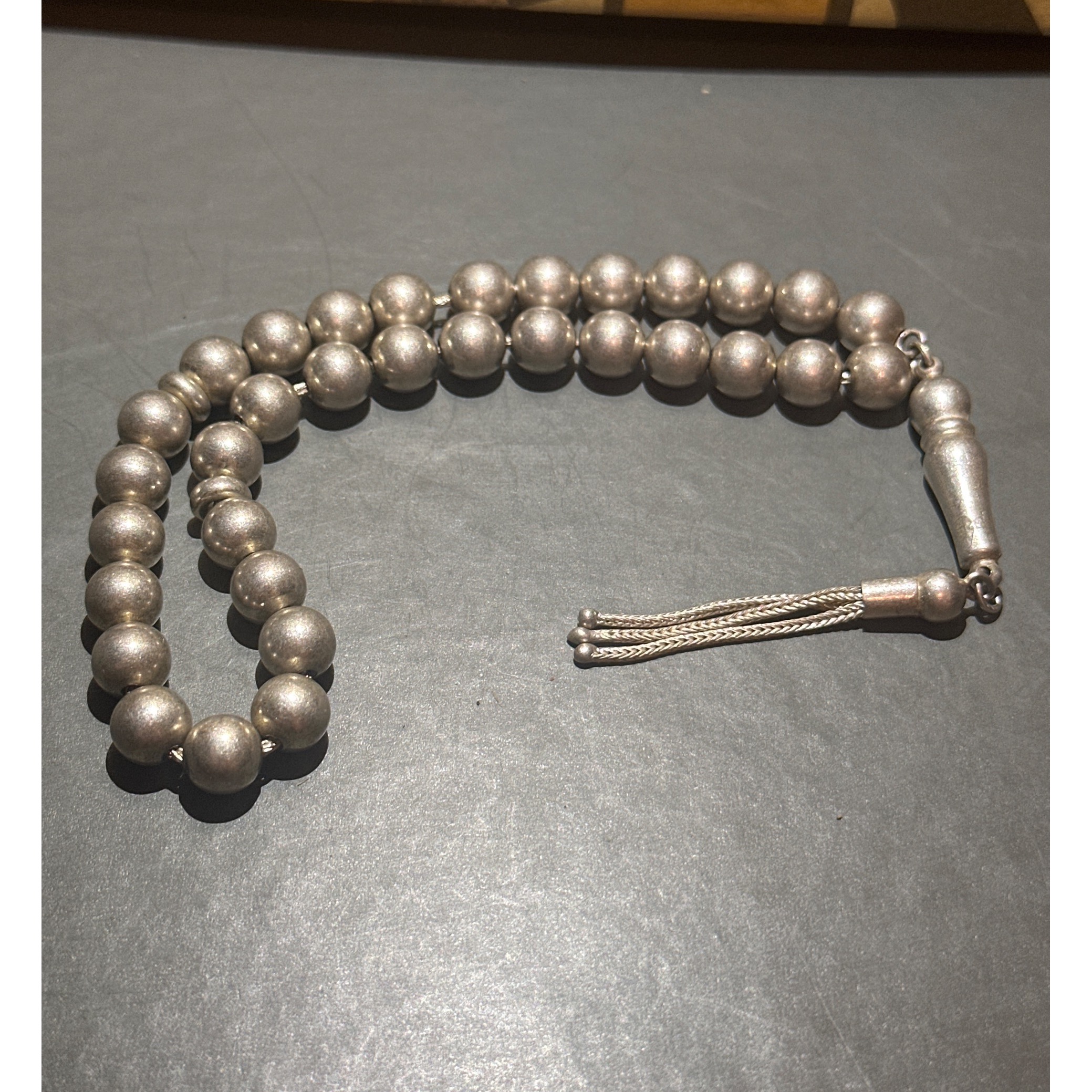 تسبیح نقره کلکسیونی