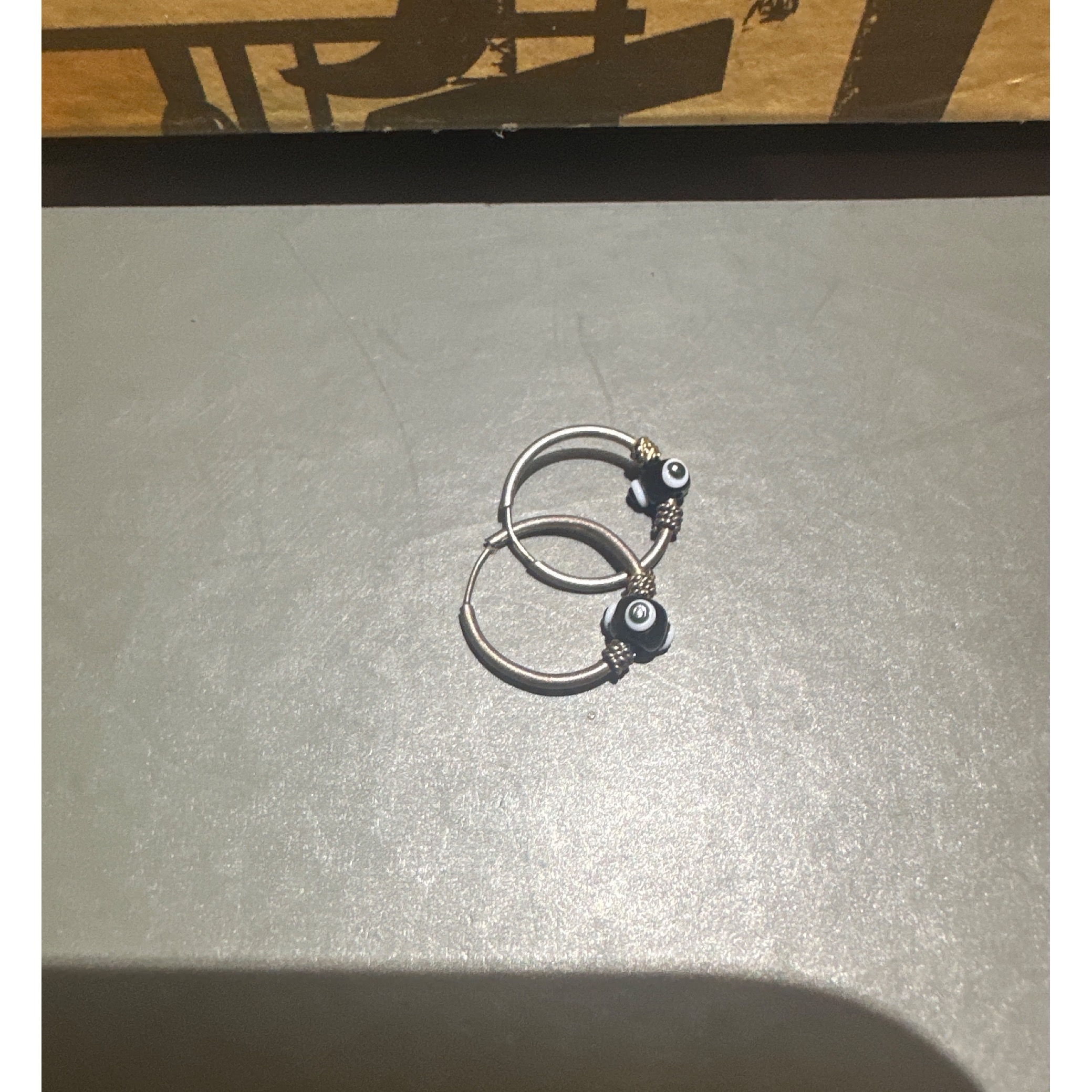 گوشواره نقره چشم نظر