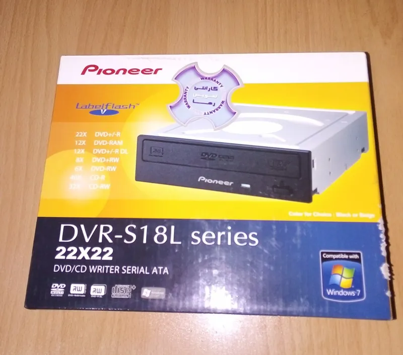 کارتن دی وی رایتر Proneer