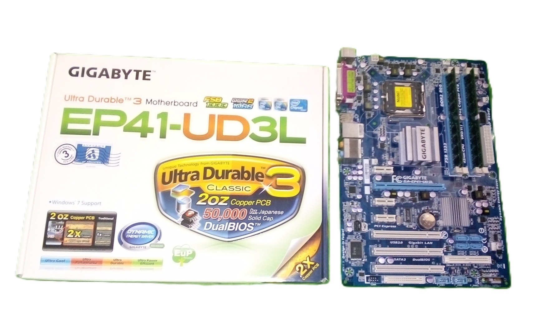 مادربرد گیگابایت EP41 UD3L با جعبه اورجینال