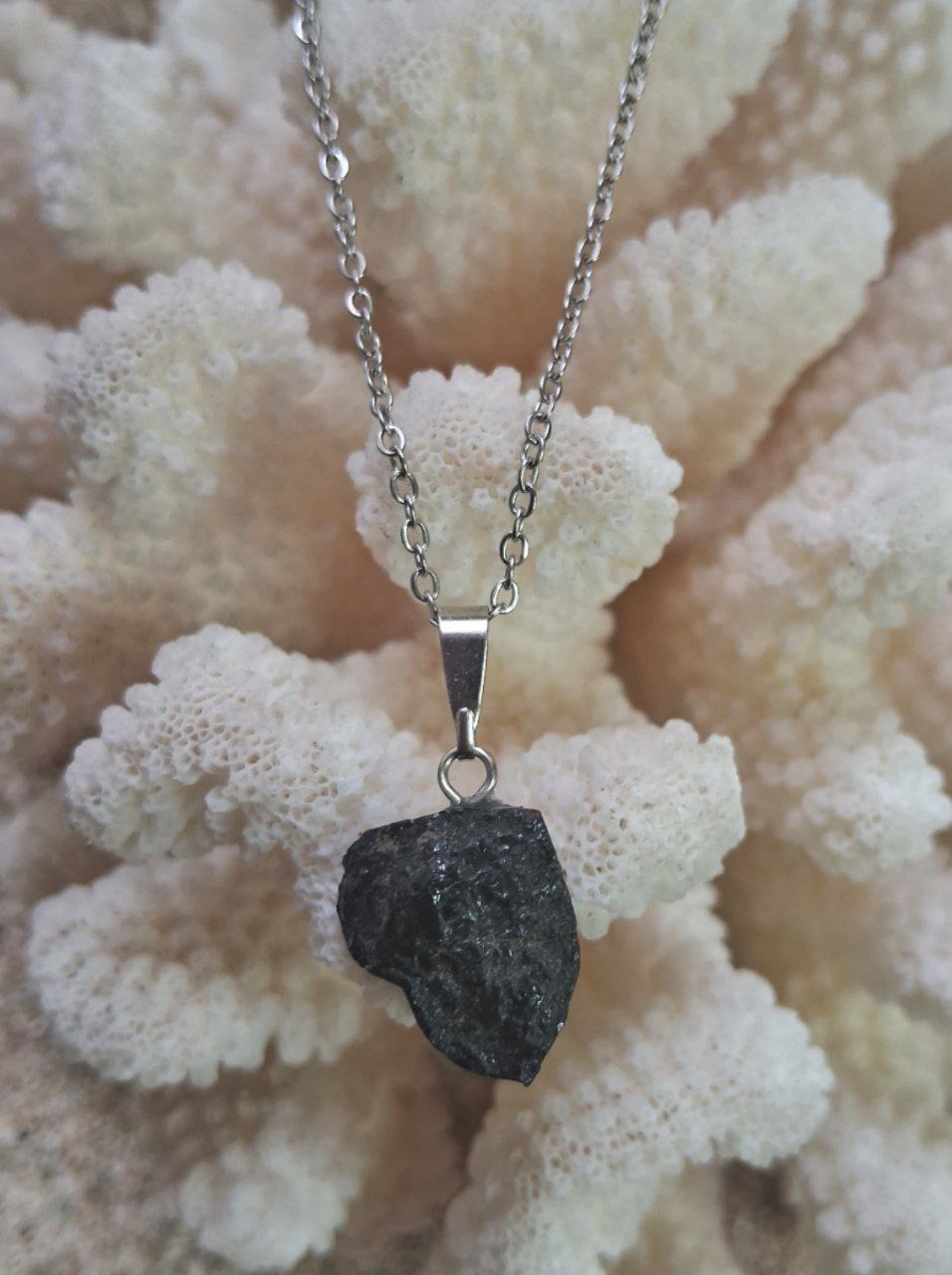 آویز راف تورمالین سیاه کد 487 E