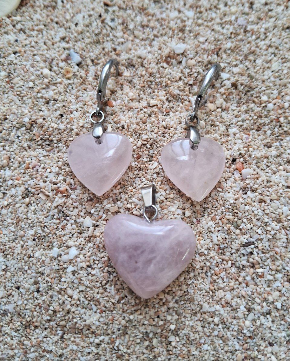 نیم ست کوارتز صورتی کدE 513