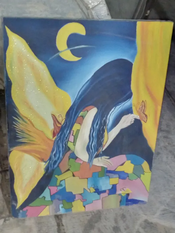 تابلو نقاشی ماه