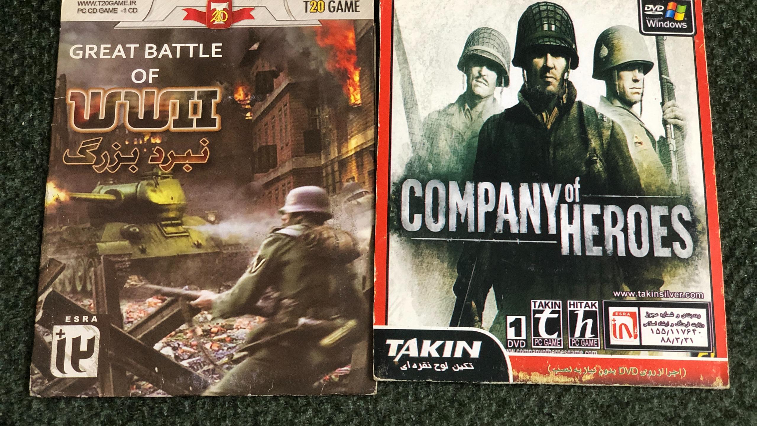 2 بازی طبق تصویر Company of Heroes و نبرد بزرگ