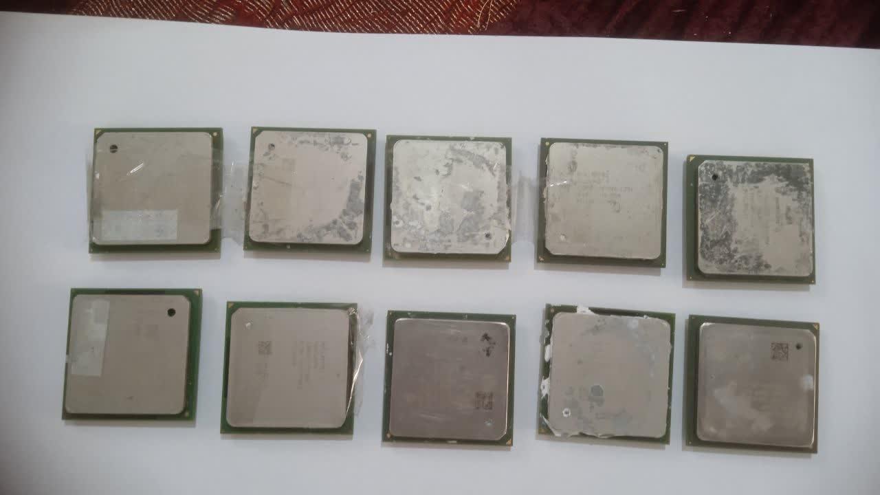 10  عدد سی پی یو پایه دار سالم