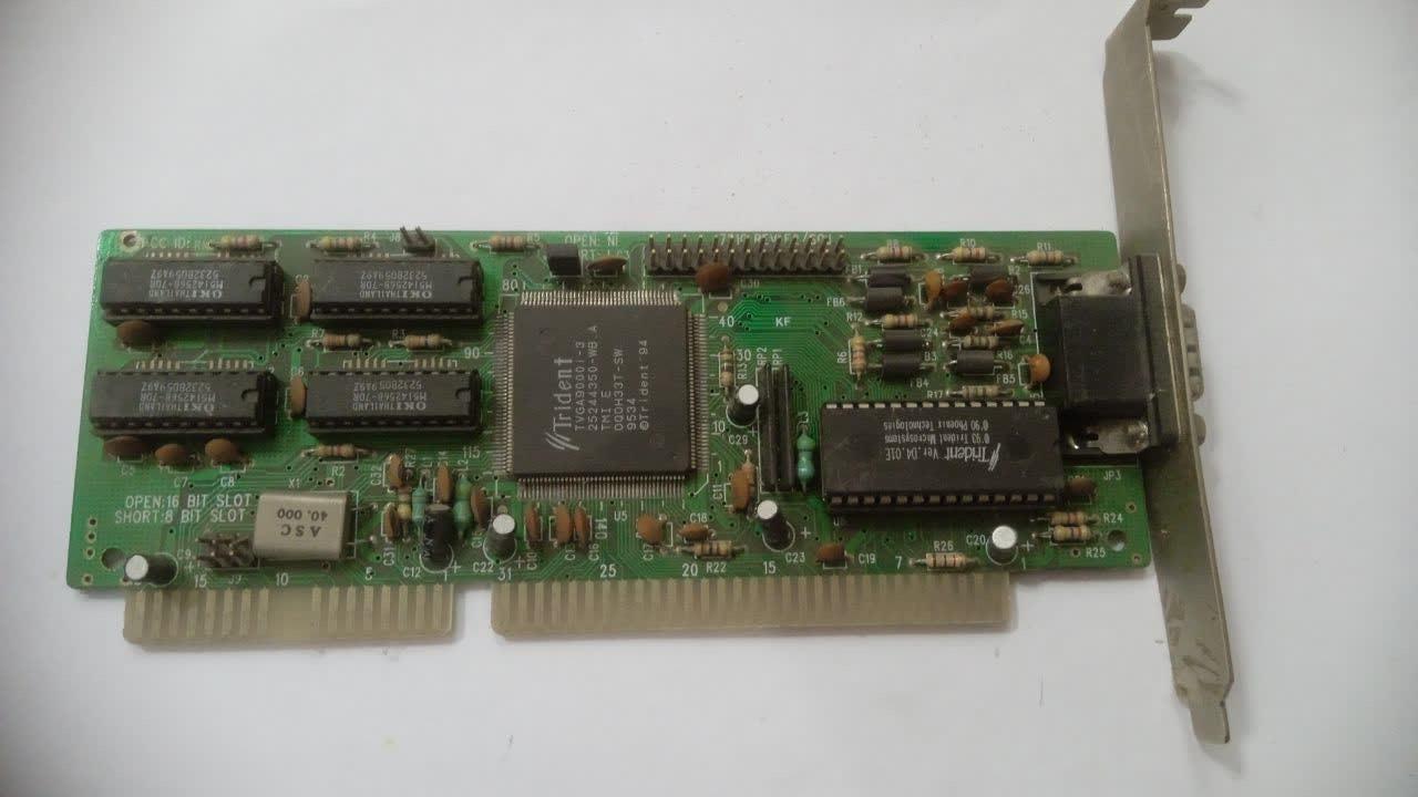 کارت گرافیک قدیمی  isa