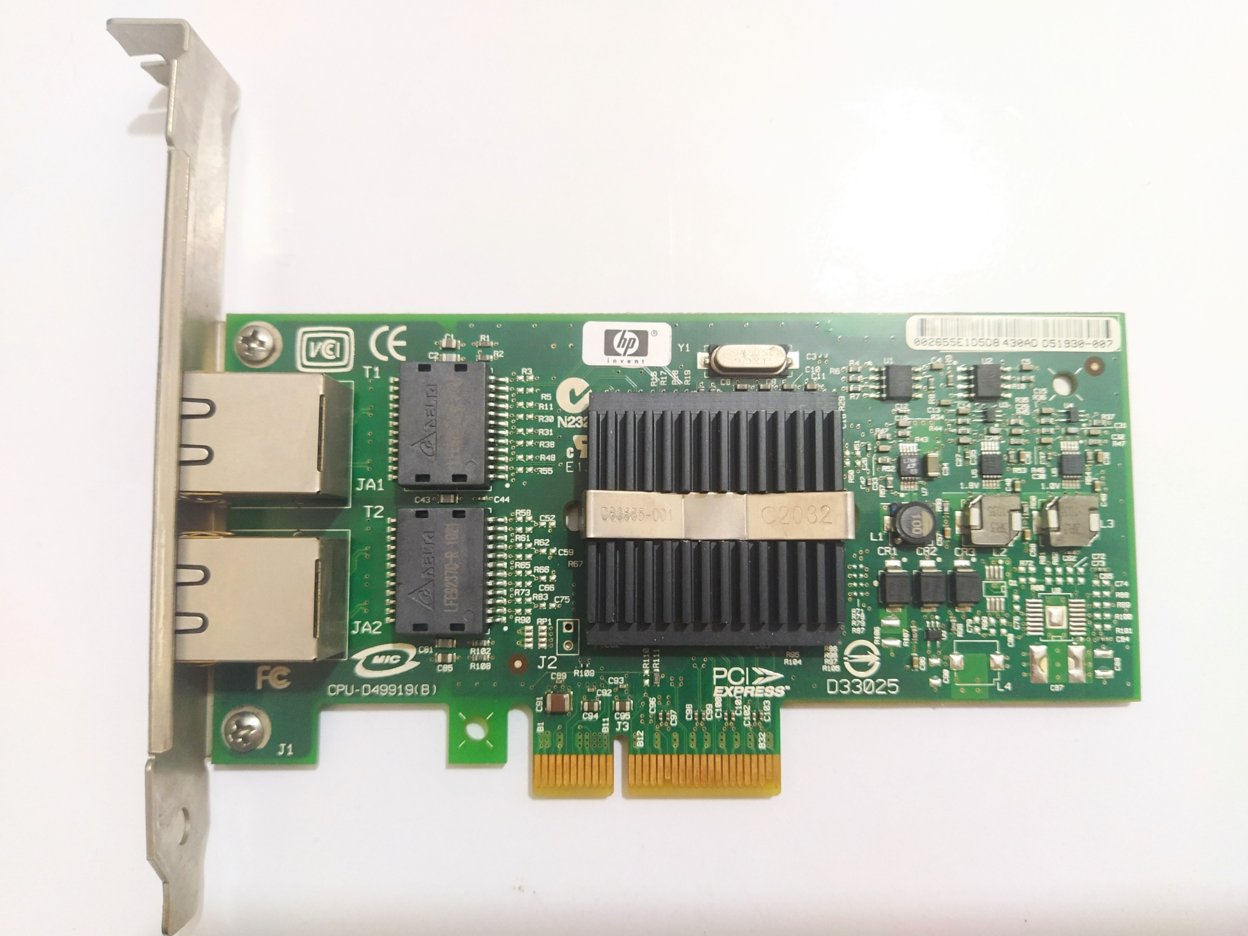 HP NC360T PCI Express X4 Dual