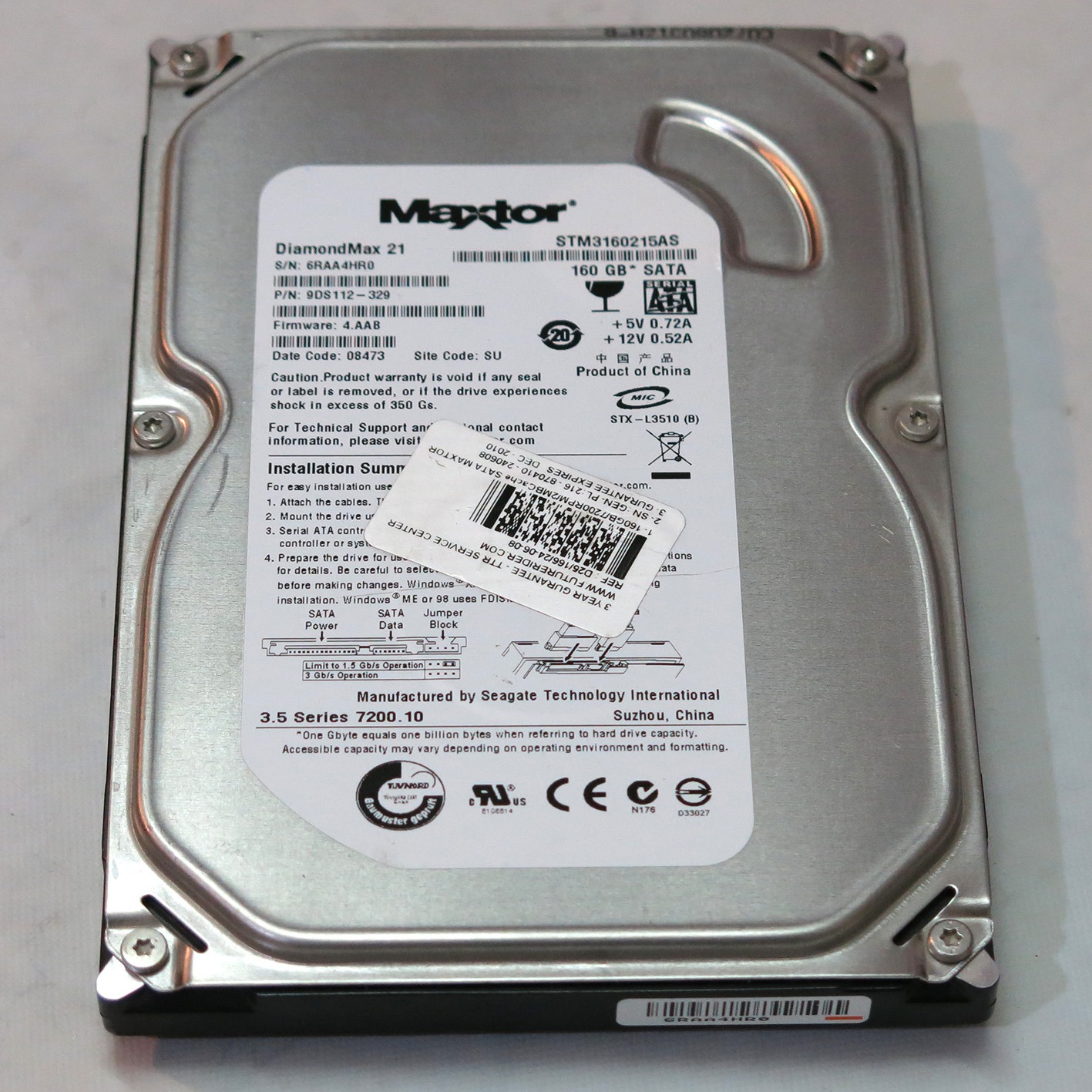 هارد 160 گیگ Maxtor