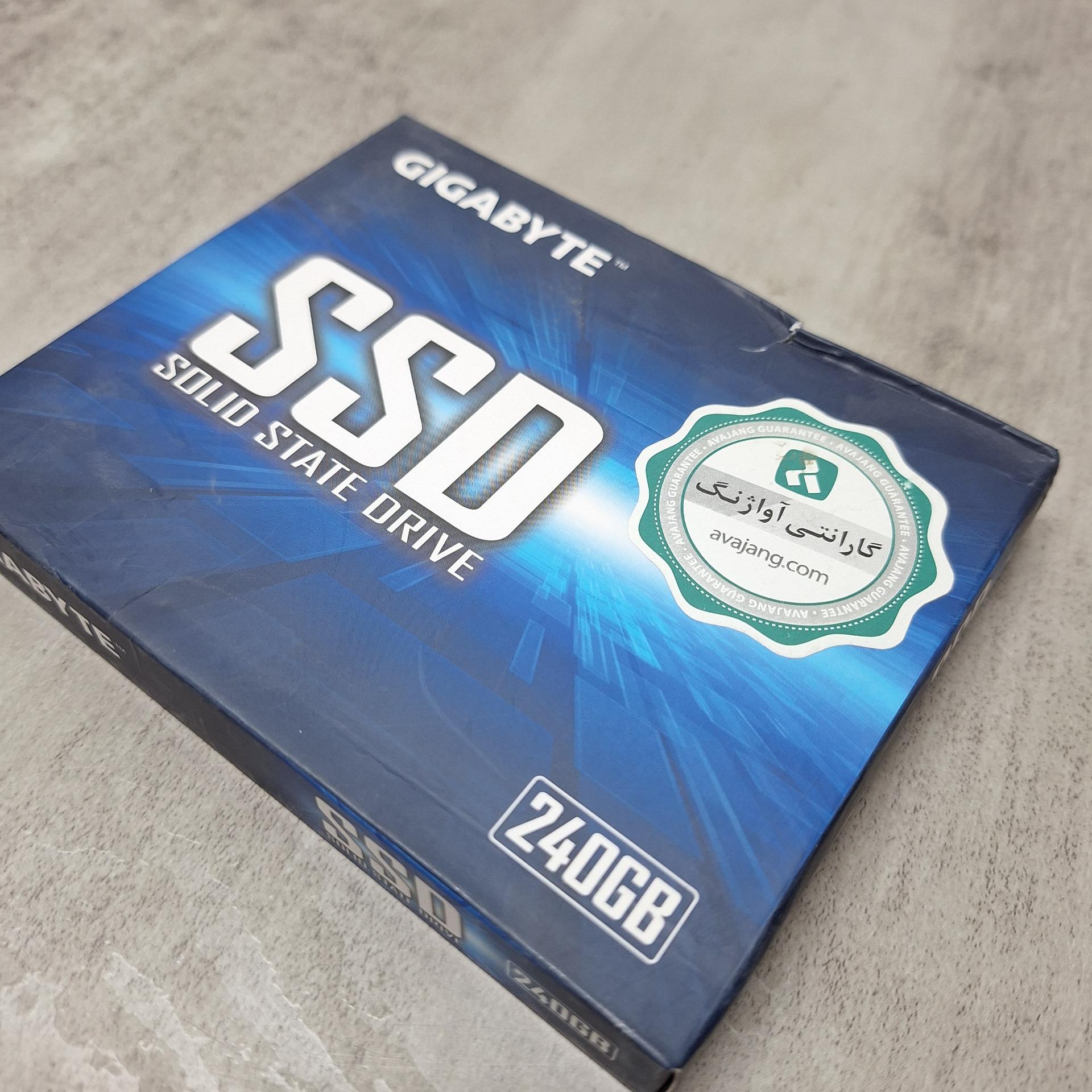 Ssd 240 گیگ برند گیگابایت نو