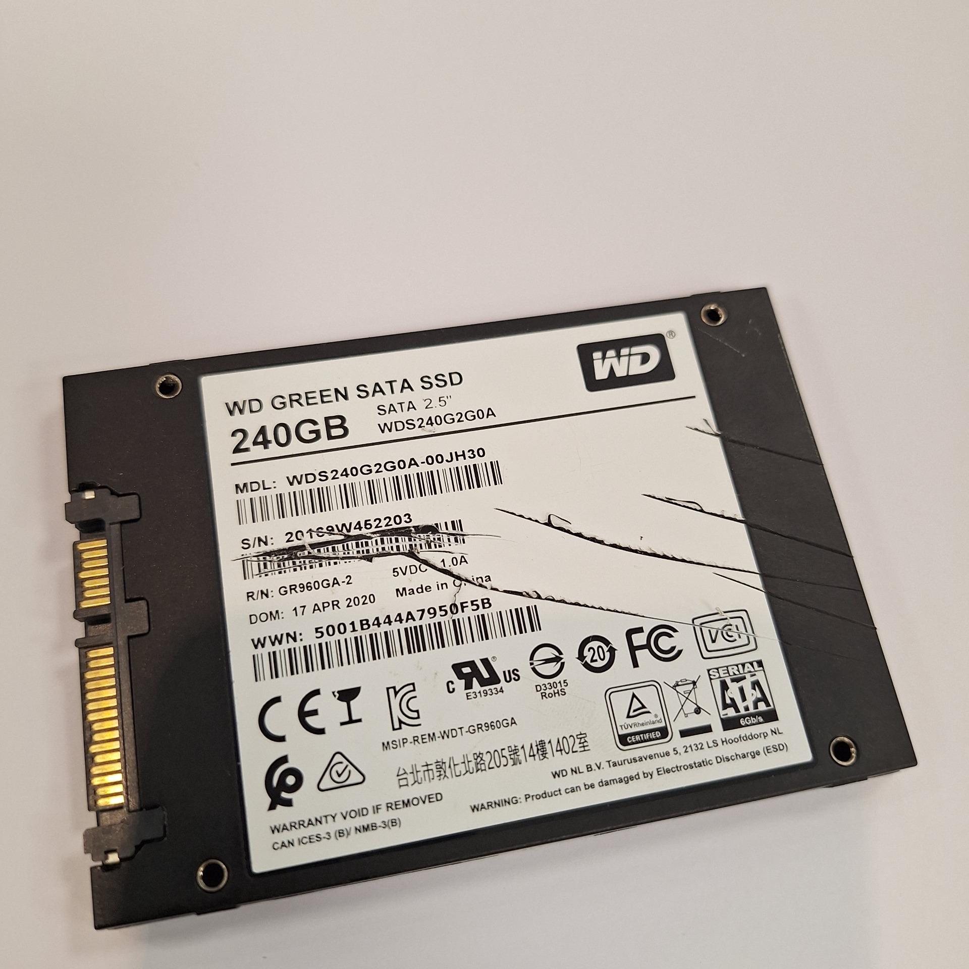 SSD240G برند خوب وسترن سلامت 95 درصد