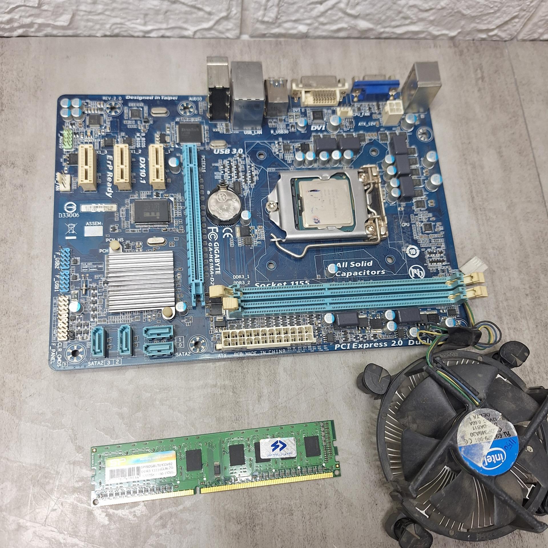 باندل خوب مادربرد H61 Ram2G G1620