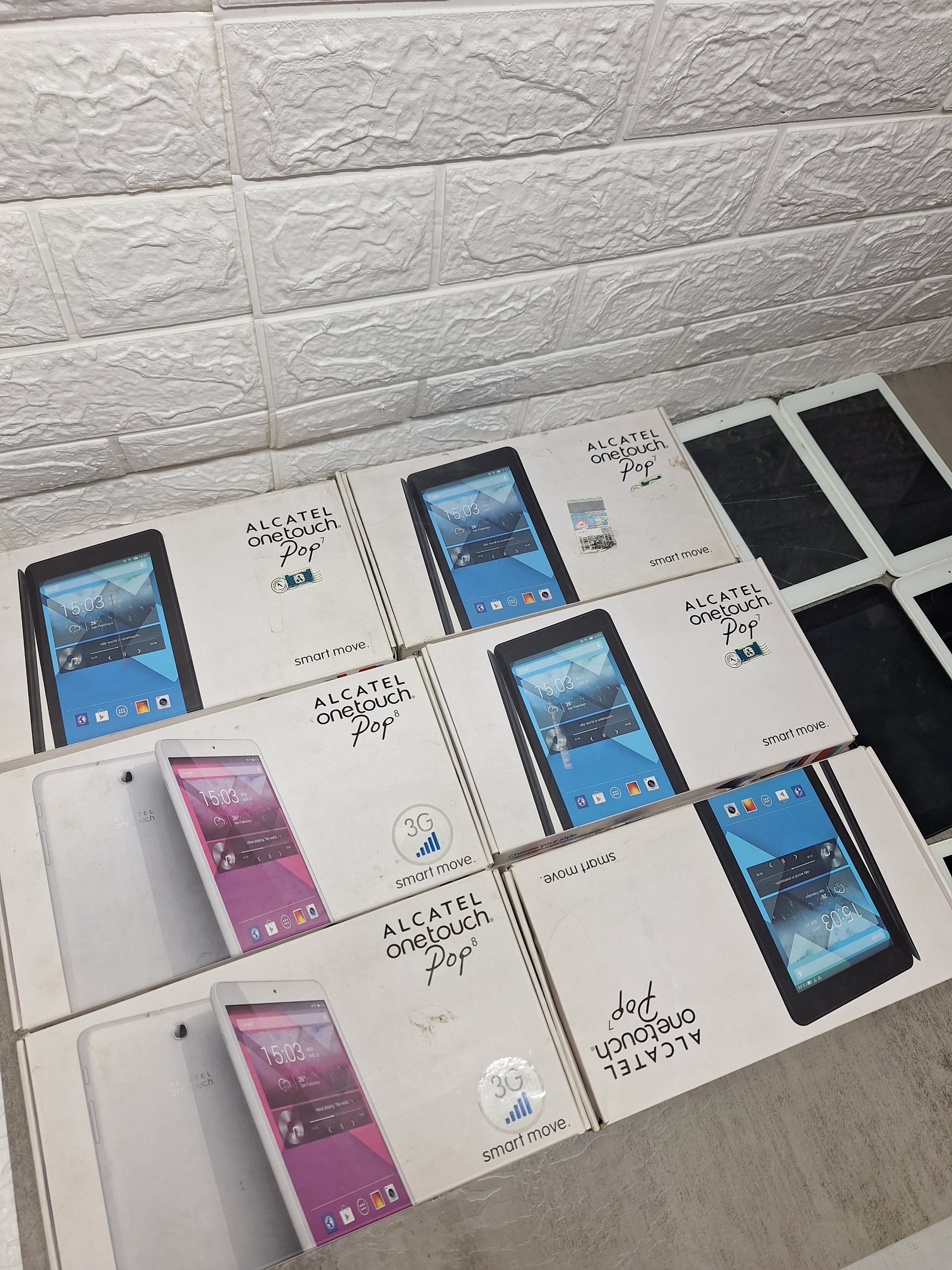 11 عدد تبلت برند خوب آلکاتل معیوب