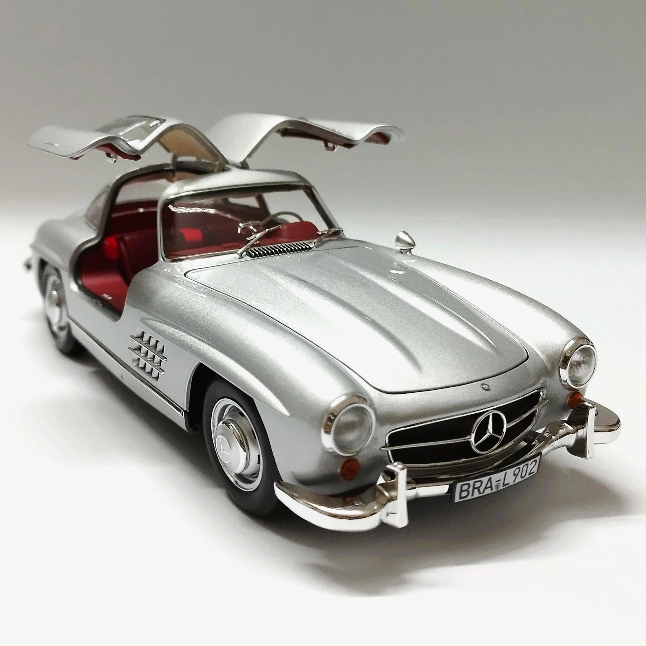 ماکت مرسدس بنز 300sl گالوینگ 1957 مقیاس 1/18