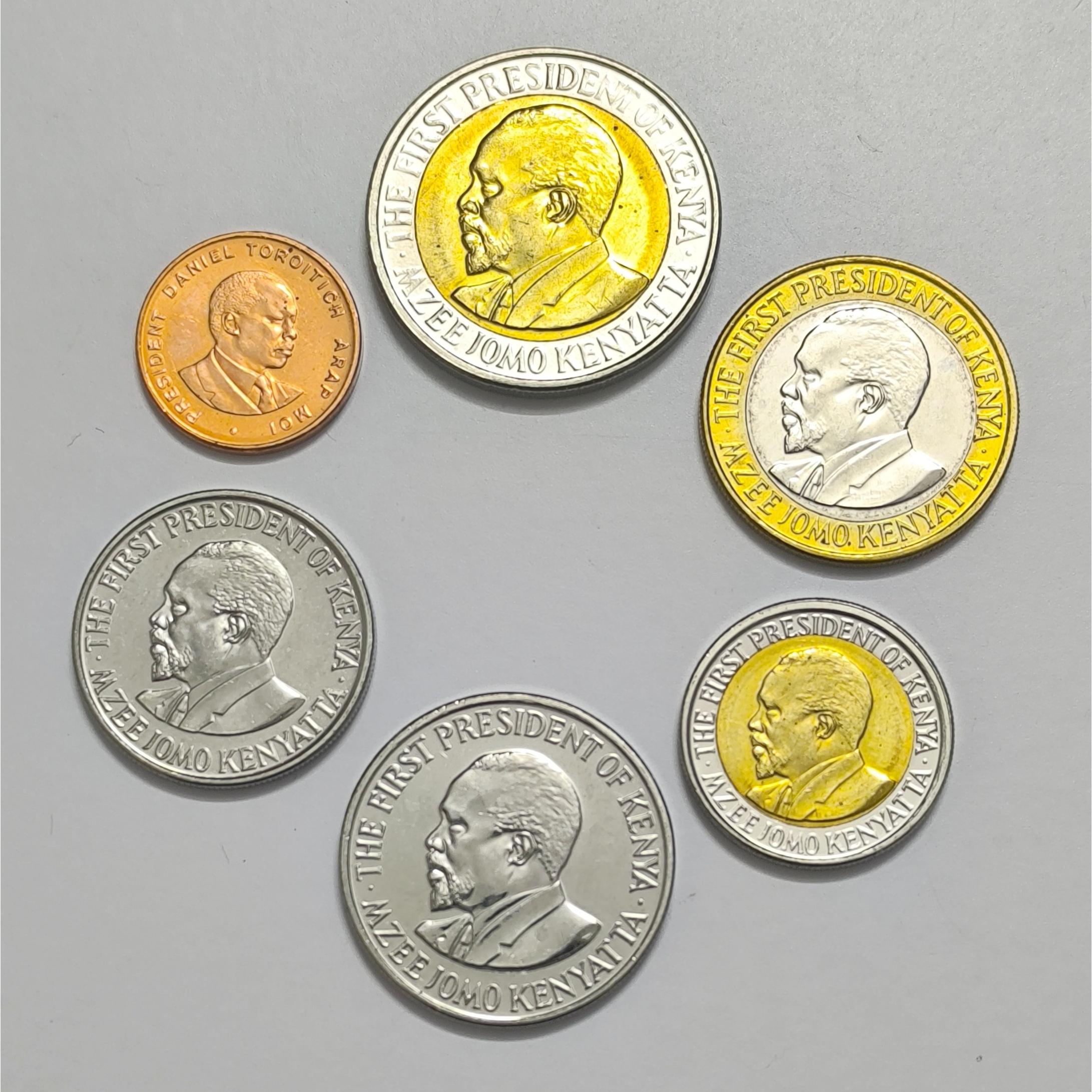 ست کامل سکه های کنیا