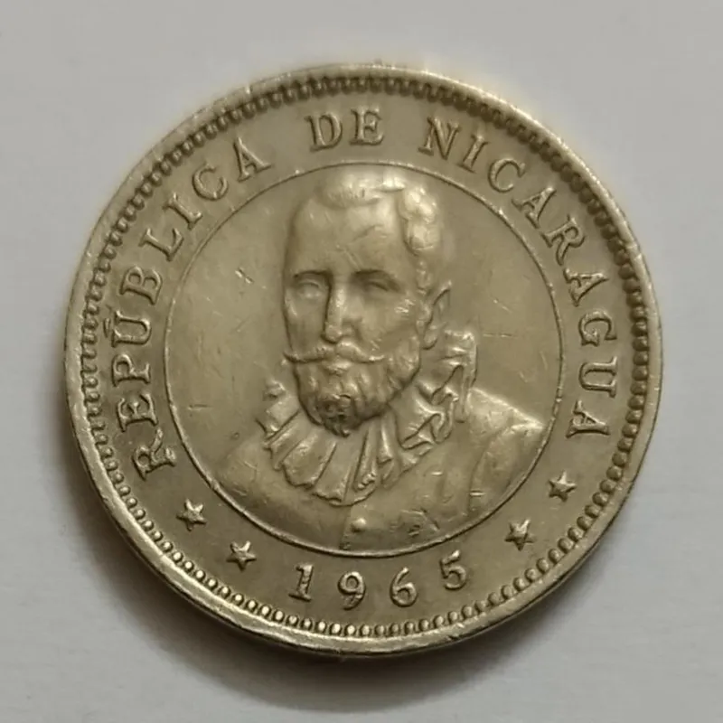 سکه پنج سنت کمیاب نیکاراگوئه 1965