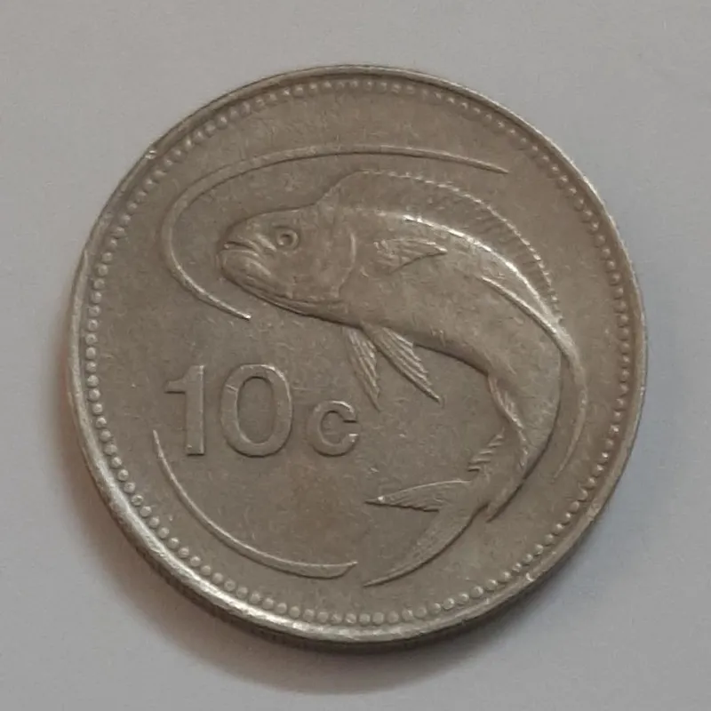 سکه 10 سنت مالت 1991