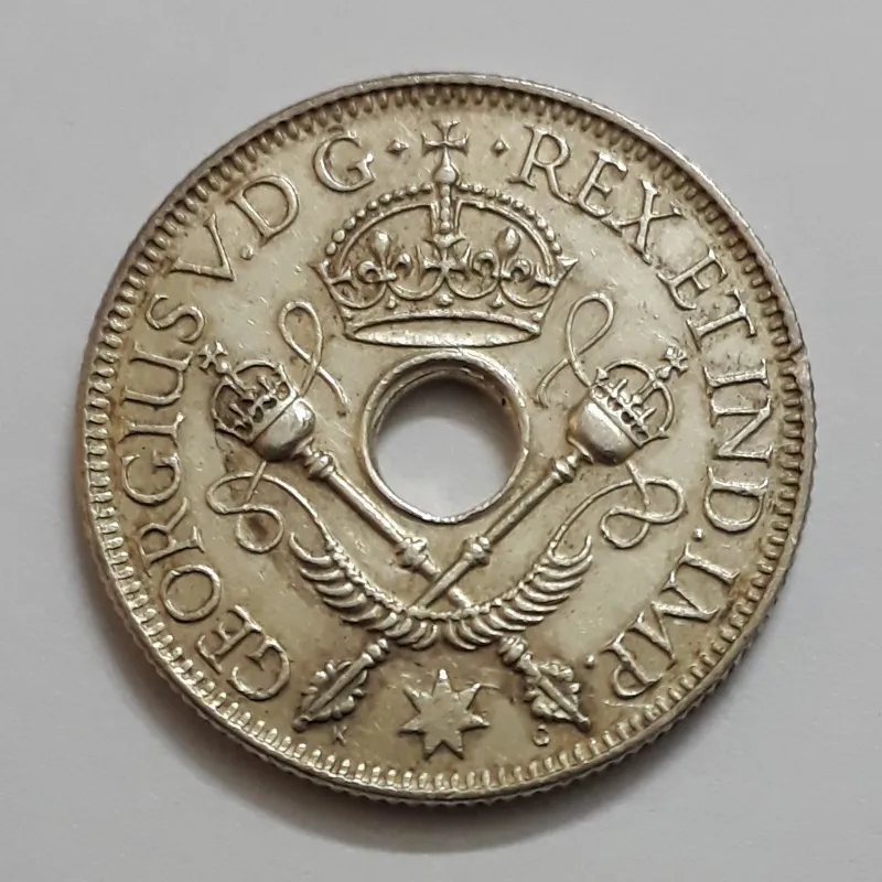 سکه نقره یک شیلینگ گینه نو 1936