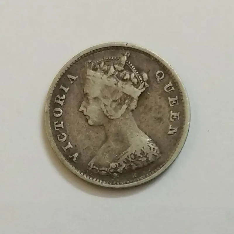 سکه نقره 10 سنت ملکه ویکتوریا هنگ کنگ 1900