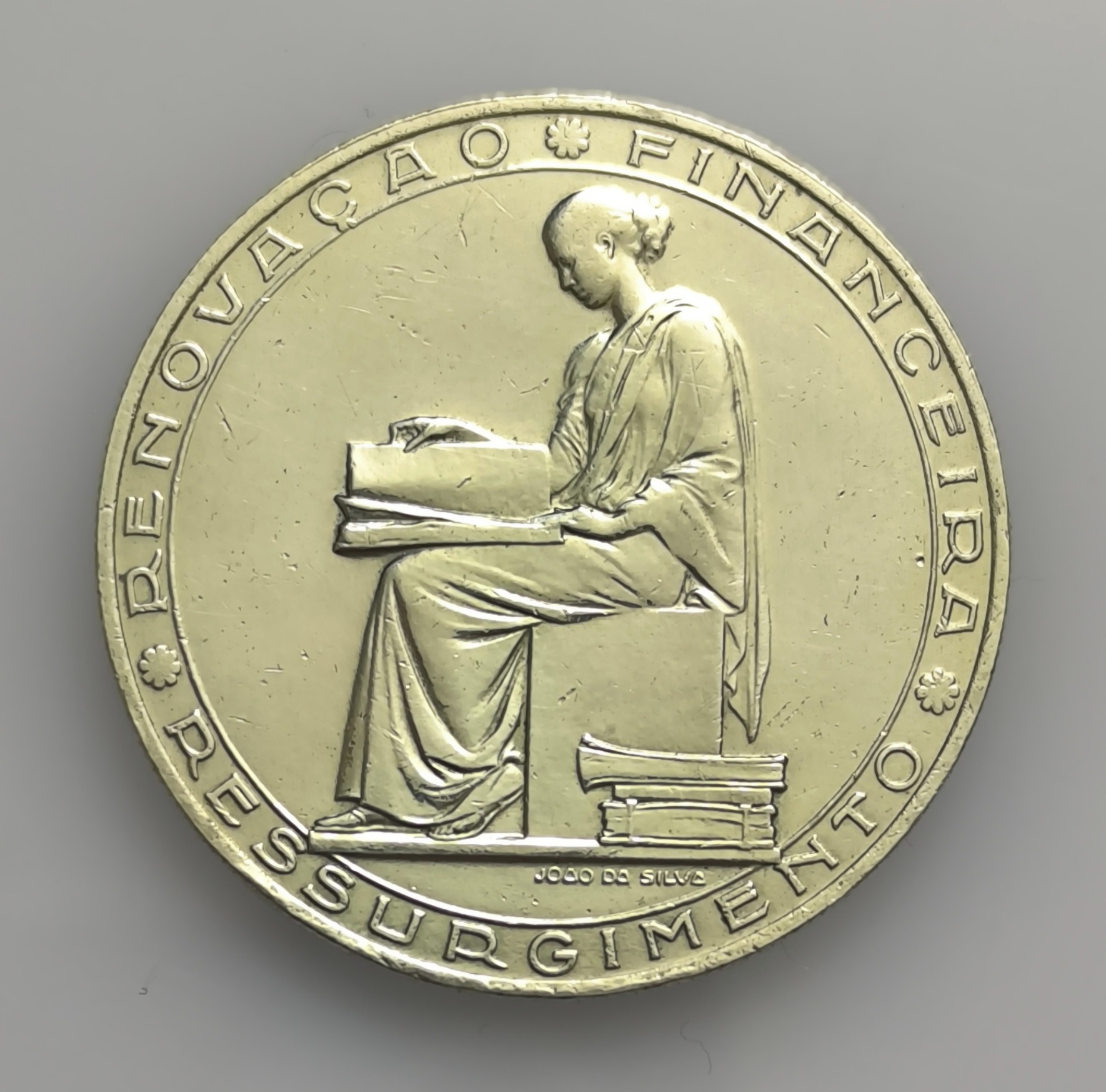 سکه نقره 20 اسکودوس پرتغال 1953