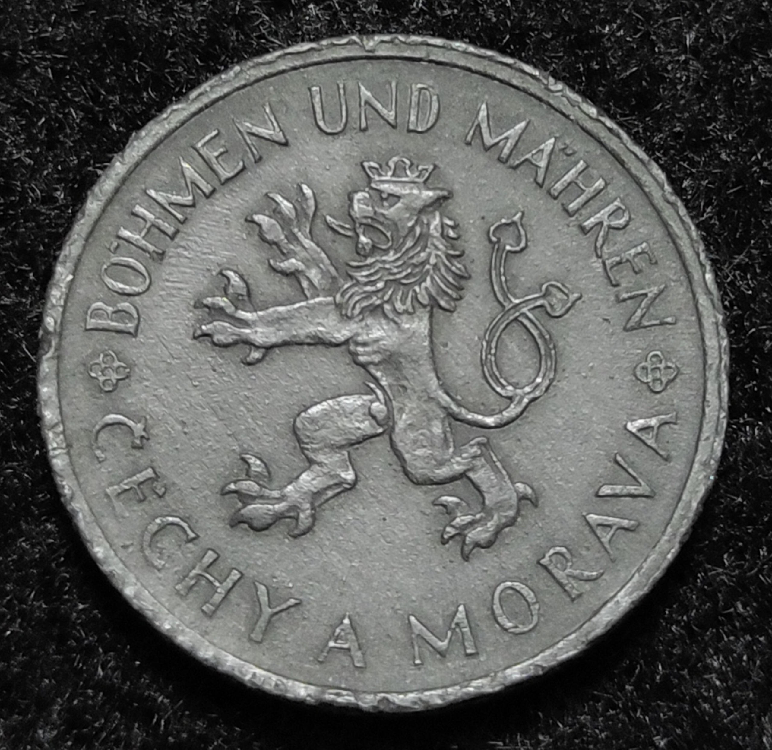 سکه بسیار کمیاب و خاص یک کرونا بوهم و موراویا