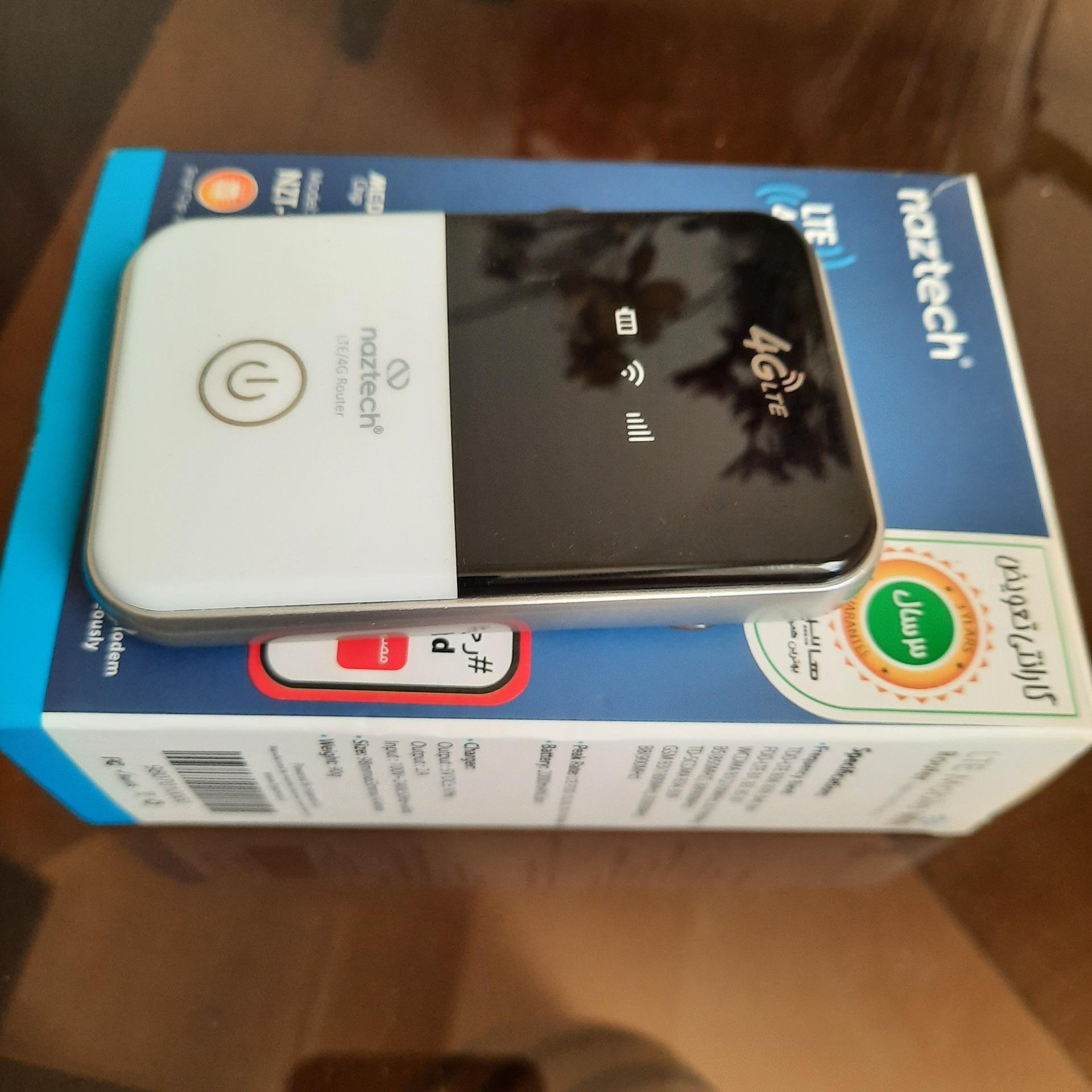 مودم 4G LTE سیم کارتی نزتک مدل NZT-77CN