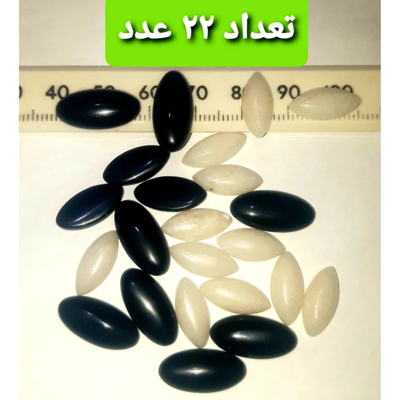 حراج پک نگین زیبا اونیکس و عقیق دونه برفی