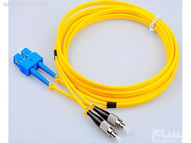 بسته دو تایی 10 متری پچ کورد فیبر نوری FC-SC