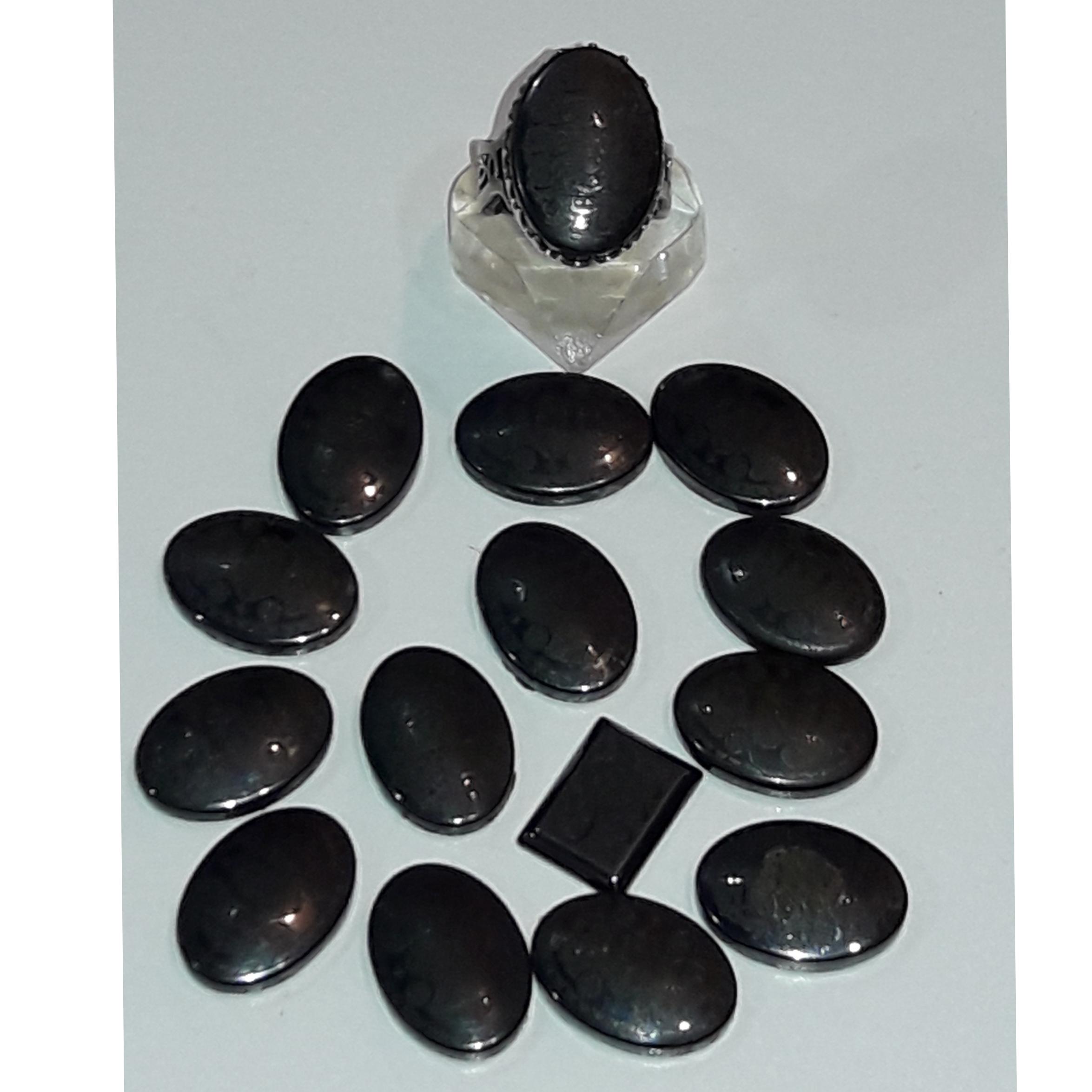 15 عدد نگین و انگشتر الحدید یکجا