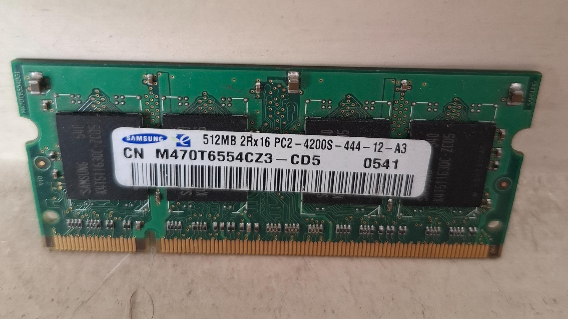 رم 512MB لپ تاپی DDR2
