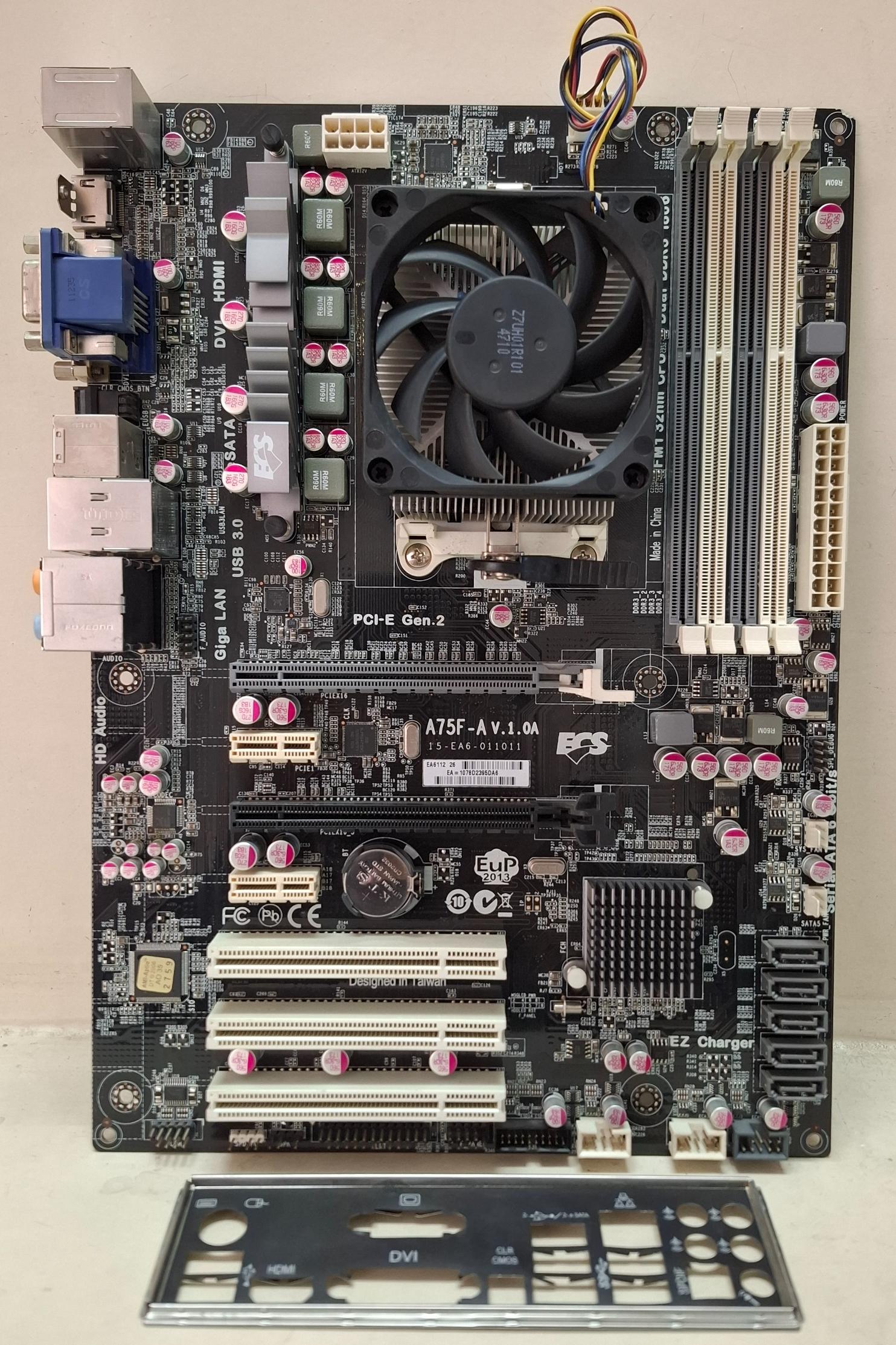 باندل ECS A75F-A با پردازنده A6-6370K