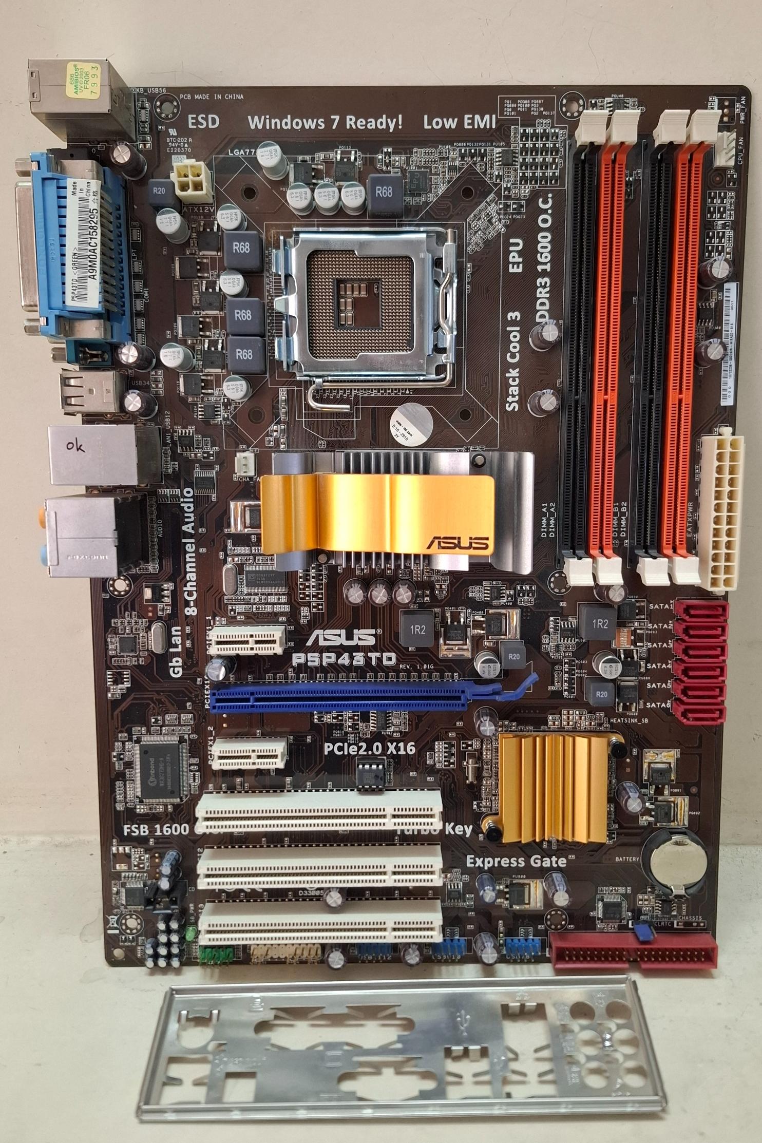 مادربرد ASUS P5P43TD