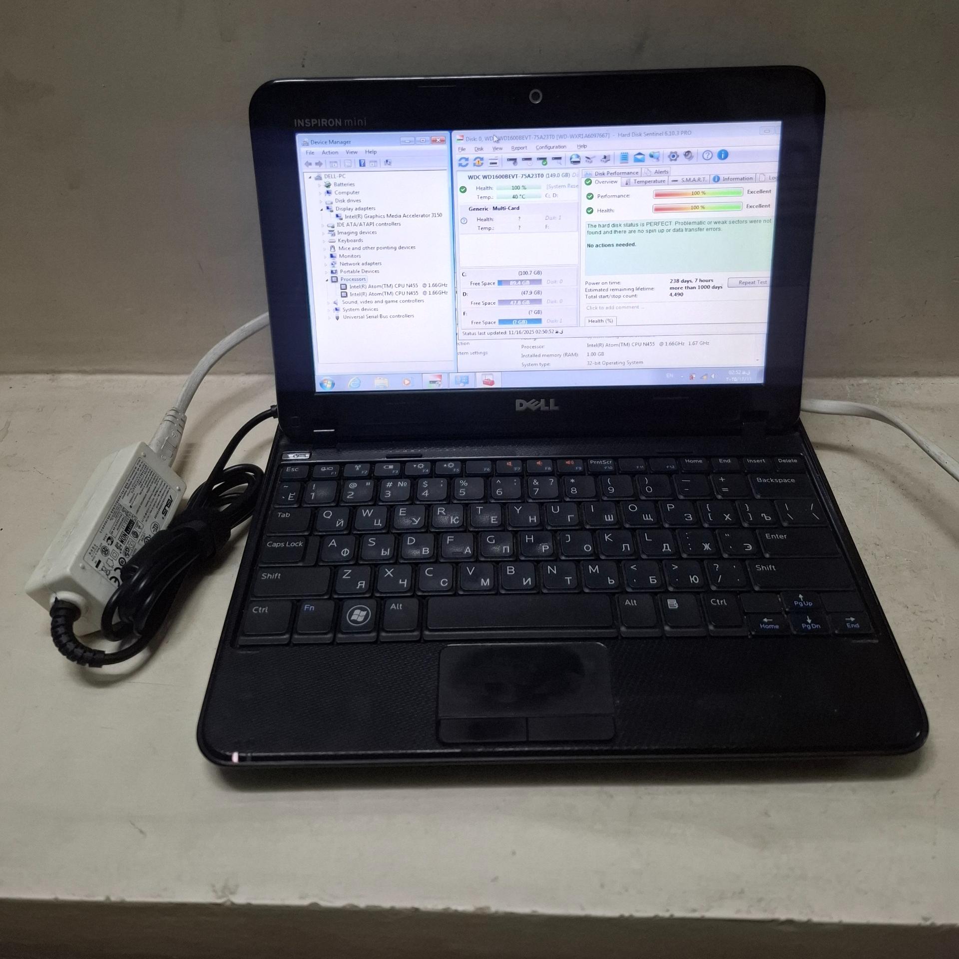 لپ تاپ 10.1 اینچ DELL Inspiron Mini 1018