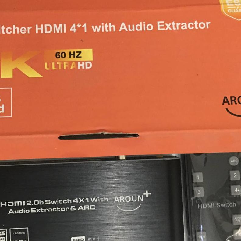 سویچر Aroun Switcher HDMI 41 4K 60HZ