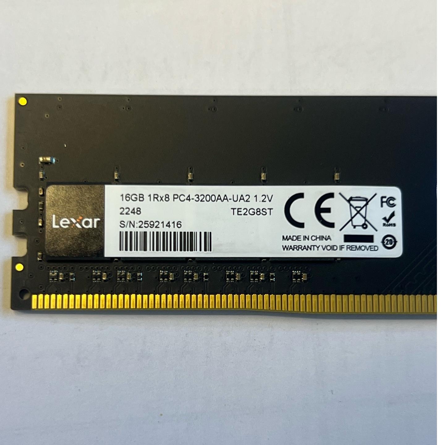 رم دسکتاپ DDR4 3200 لکسار 16 گیگابایت