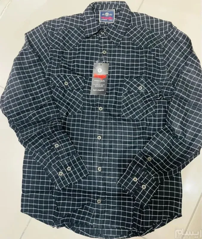 پیراهن پشمی دو جیب رانگلر XXL