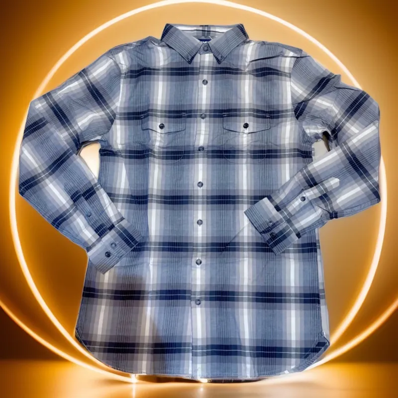 پیراهن مردانه دو جیب خارجی تمام نخ