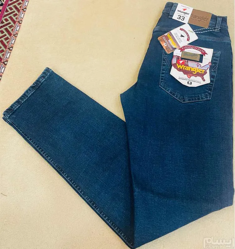 شلوار لی رانگلر سبز آبی Wrangler