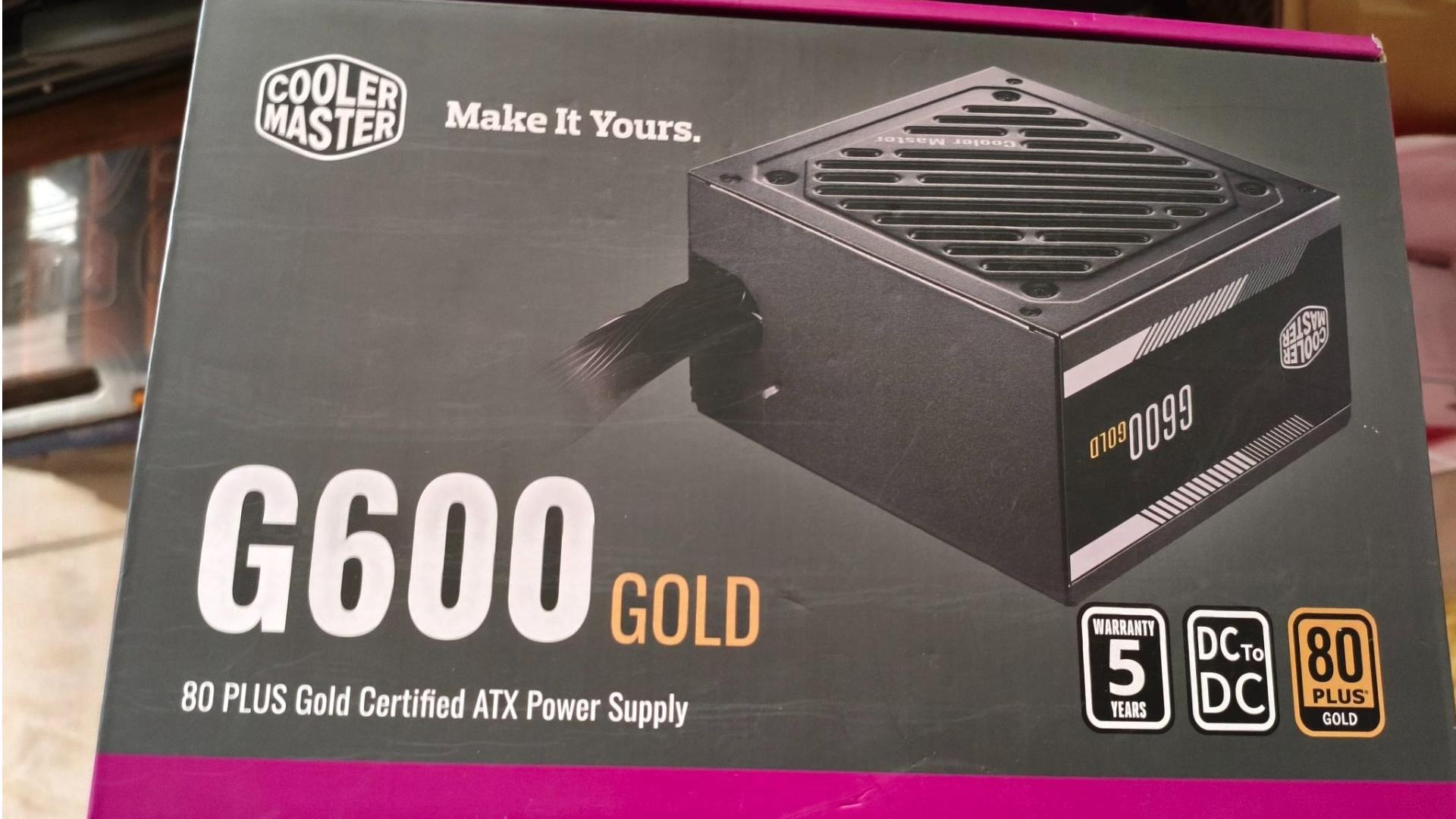 پاور منبع تغذیه کامپیوتر کولر مستر مدل G600 Gold