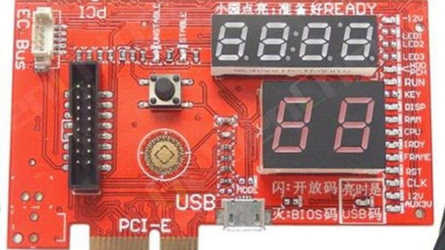دیباگر و عیب یاب کامپیوتر 2 نمایشگر (PCI amp ISA)