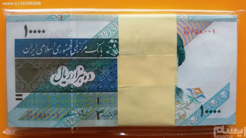 بسته اسکناس 10000ریالی (دانش جعفری-مظاهری)