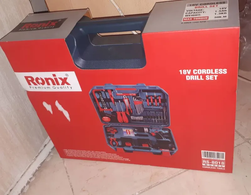 جبه دریل ابزار53 تکه مدل RS-8018 رونیکس
