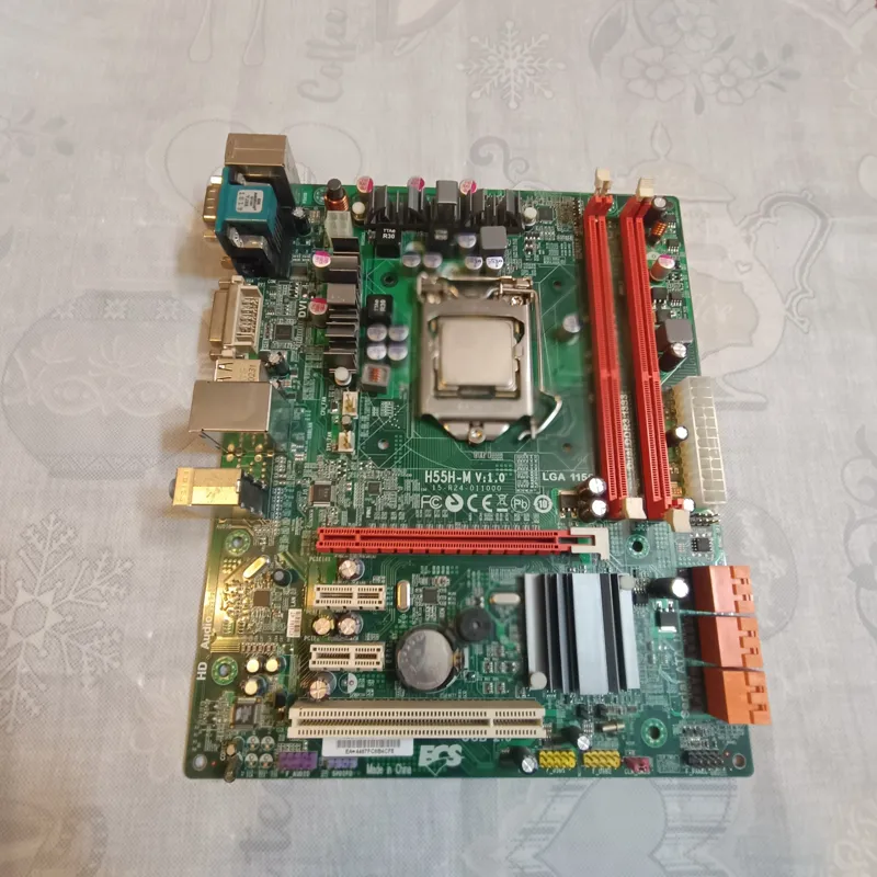 cpu cori3 ماردبرد 1156 الایت گروپ ECS H55H-M
