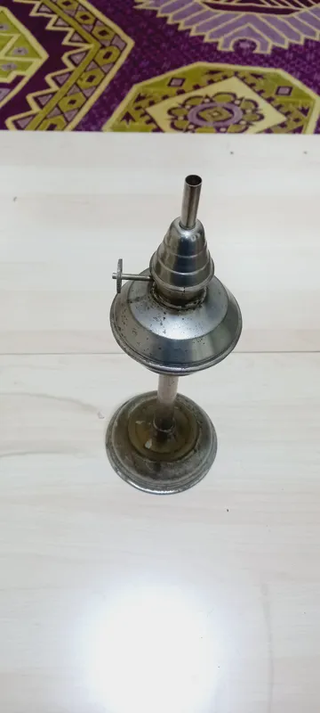 چراغ الکلی برنجی قدیمی 30 سانتی اروپایی