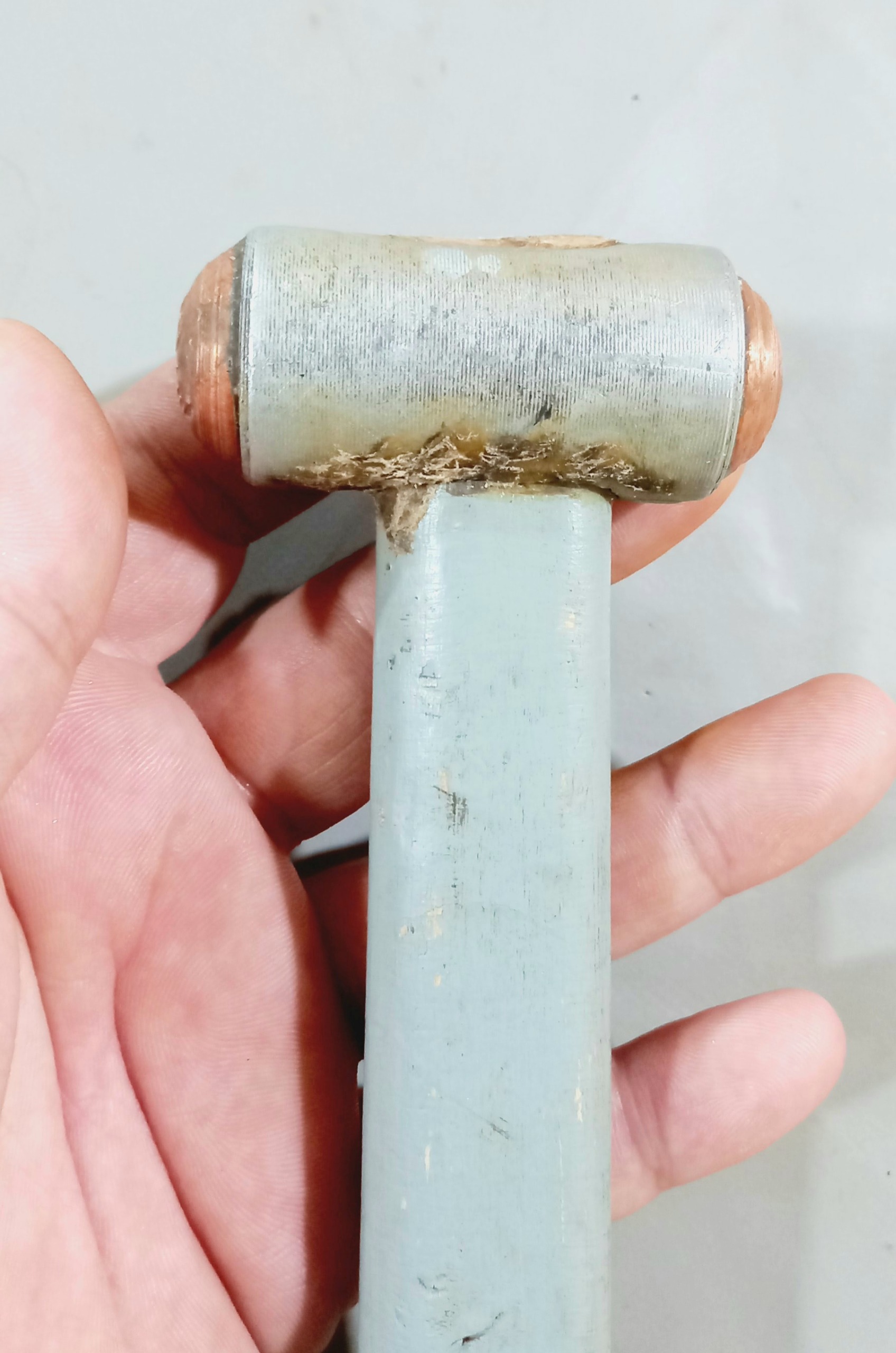 چکش قدیمی کله مسی خاص و کمیاب