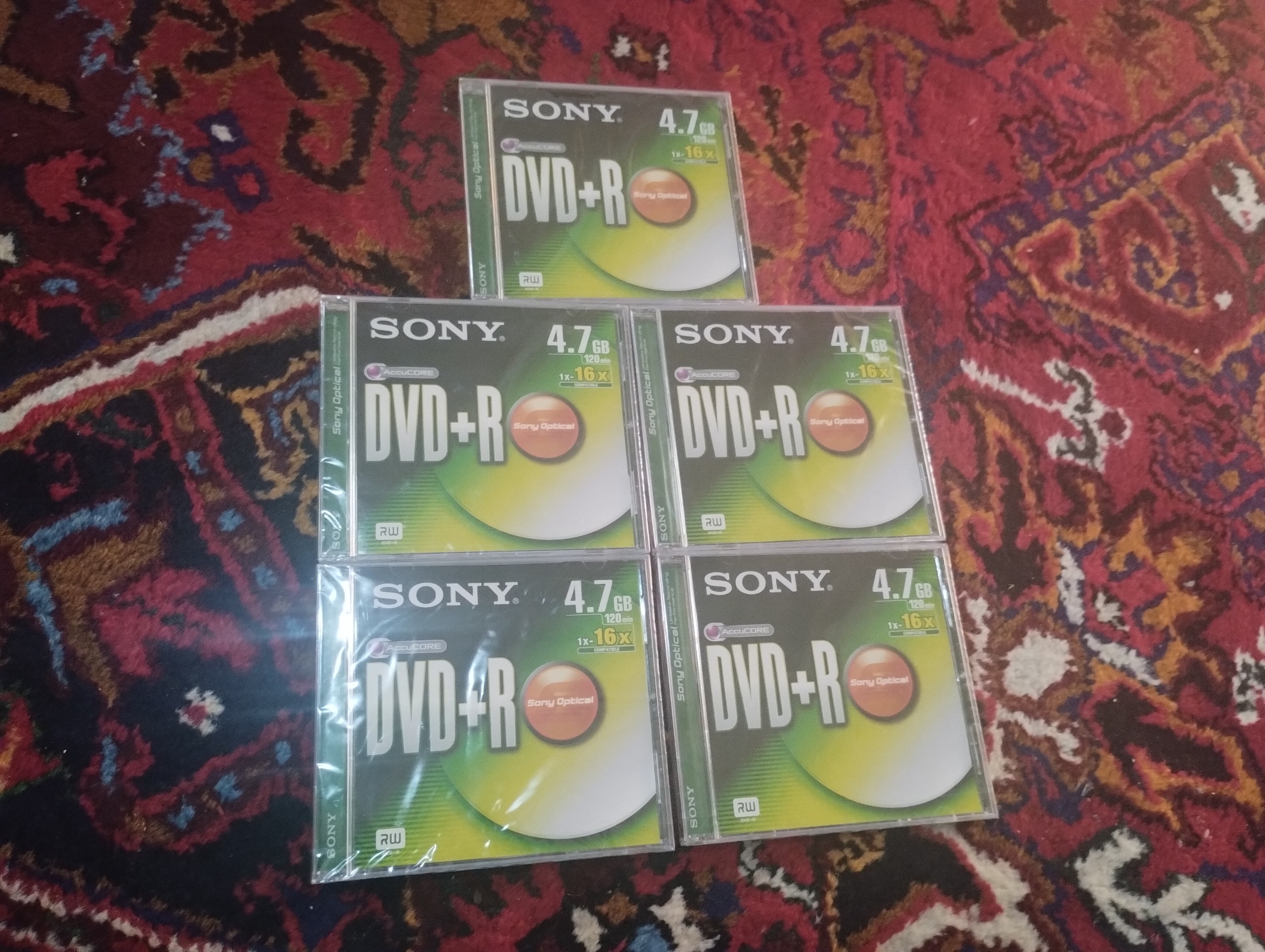 5 بسته DVD تایوانی سونی