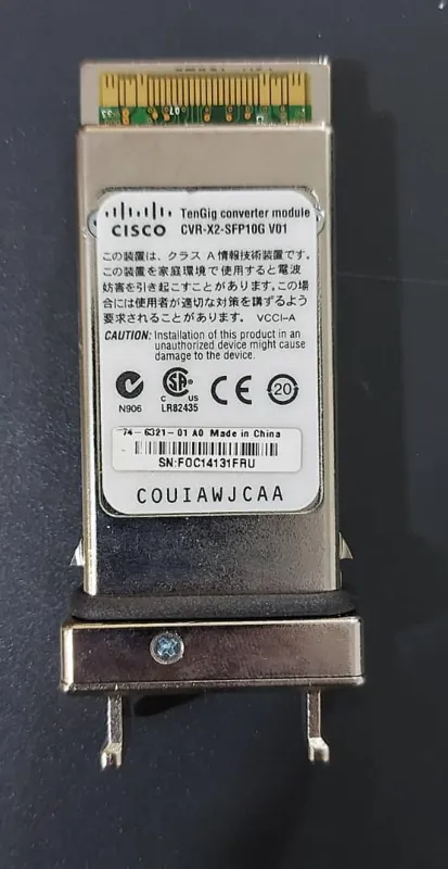 ماژول مبدل سیسکو CVR-X2-SFP10G