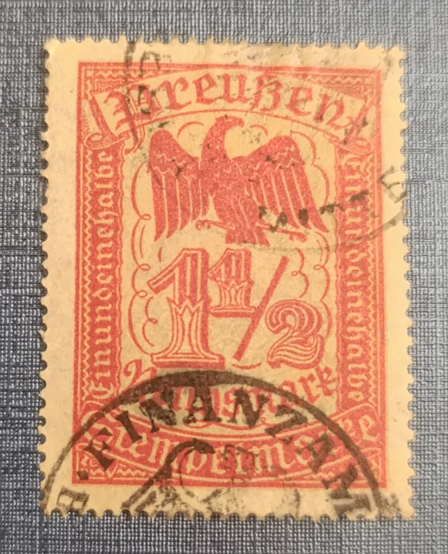 تمبر بسیار نایاب پروس_1929 آلمان