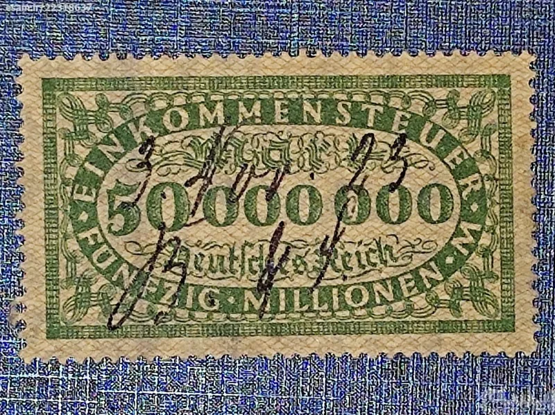 تمبر 1923 رایش _(چاپ اول )