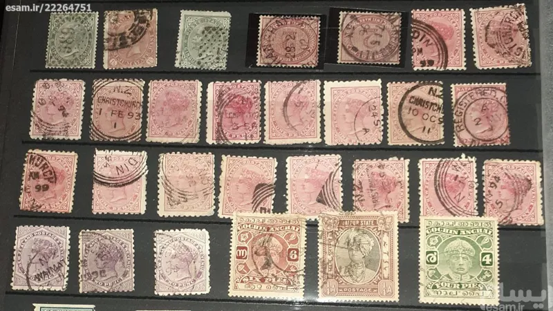 تمبر مستعمراتی ملکه _نیوزلند