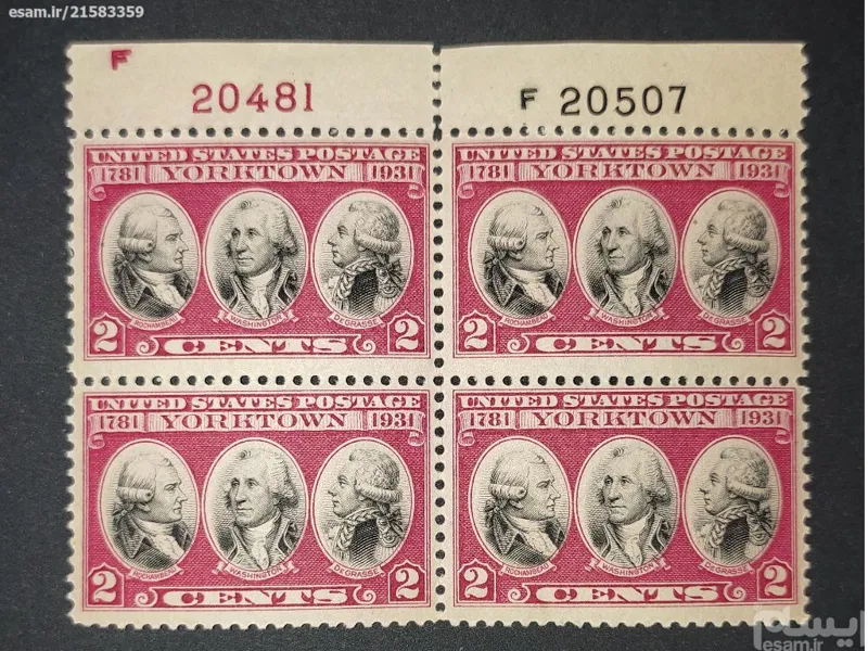 تمبر قدیمی چاپ آمریکا